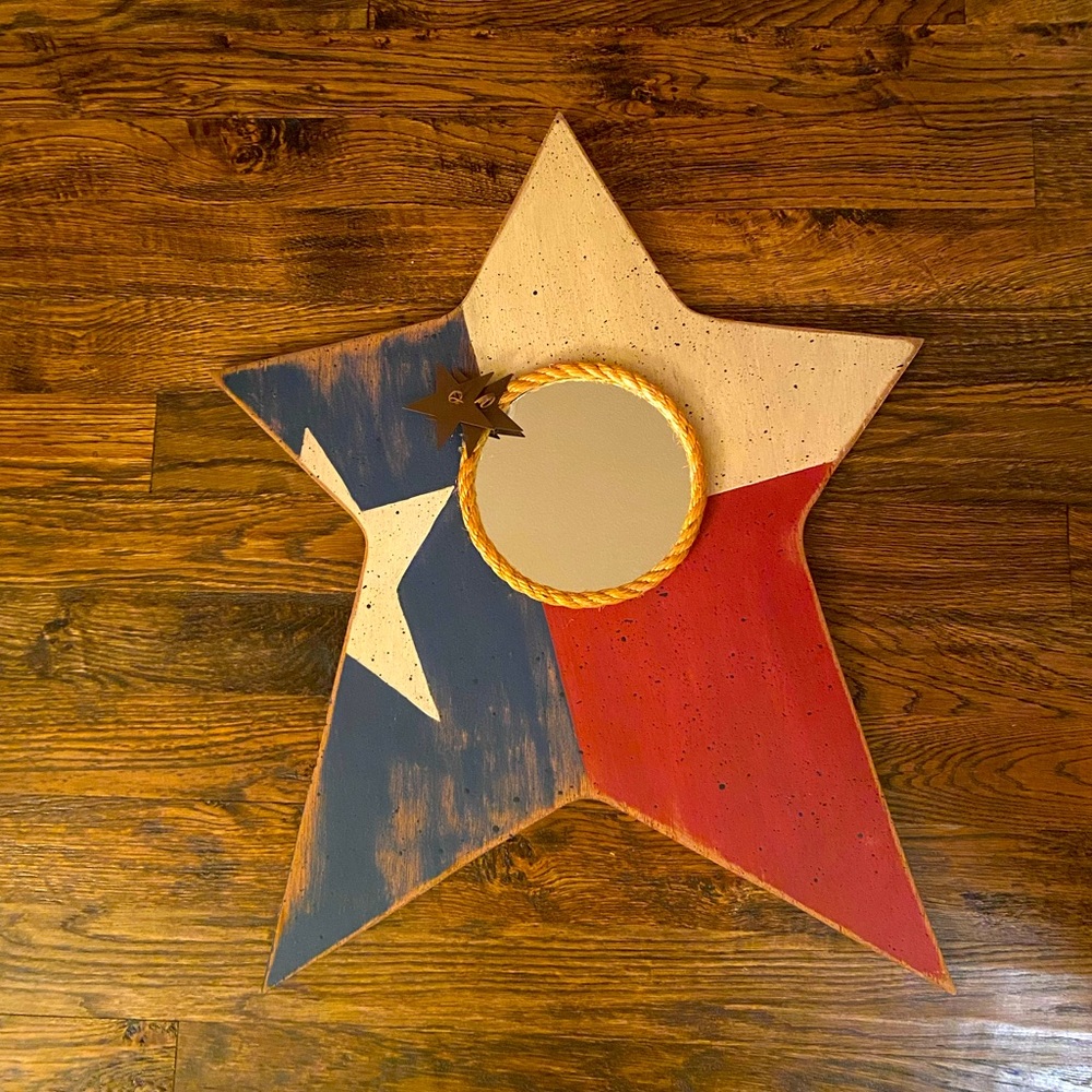 Texas Flag Mirror/Home Decor